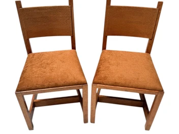 Two Art Deco Modernist Side Chairs by Hendrik Wouda for Pander, 1924